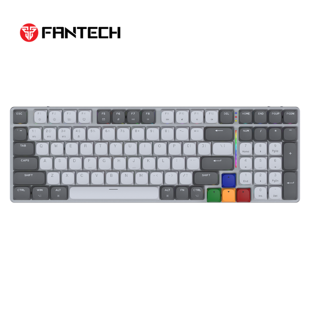 FANTECH MAXFIT AIR99 MK916 95%Layout 99Keys Tri-Mode Full Anti-Ghosting Per Key RGB 13Modes Mechanical Keyboard