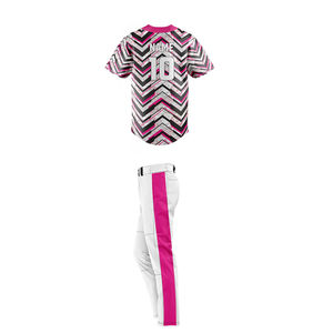 Maillot de baseball professionnel sur mesure, uniforme d'équipe, impression de haute qualité, respirant, anti-humidité, vêtements de sport, couleurs personnalisées - Product Image 2