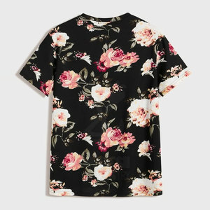 เสื้อยืดแขนสั้นผู้ชายพิมพ์ลายตามสั่ง วัสดุคุณภาพดีที่สุด ผ้าถักจากฝ้าย/ใยไผ่ สไตล์ใหม่ ระบายอากาศได้ดี - Product Image 2