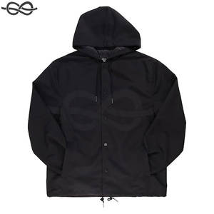 เสื้อโค้ชชายเสื้อแจ็กเก็ตน้ำหนักเบาแนวสตรีทแวร์ลำลองมีกระดุมปิดกันน้ำ - Product Image 4