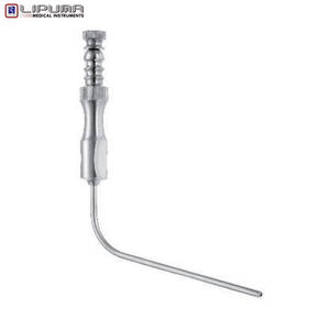 Cánula de Succión de Alta Calidad de 13 cm/5 Pulgadas con Corte Integrado para los Dedos y Estilete de 90 Grados, Instrumentos Médicos de Seguridad - Product Image 4