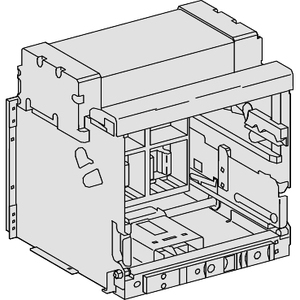 Per SCHNEIDER ELECTRIC 48770 Telaio Protetto dalla Corrosione a 4 Poli MasterPact NW08 a NW12 per Interruttore Estraibile 800A-1250A H2 - Product Image 1