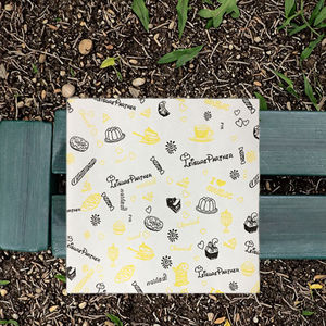 Rollo de Papel para Envasado de Alimentos Antigrasa, Recubierto de PE, con Logotipo Impreso Personalizado al por Mayor, para Hamburguesas, 100% Pulpa Virgen - Product Image 4