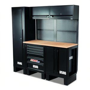 Muebles de Taller Usag con Gabinetes para Herramientas con Superficie de Madera para una Mejor Legibilidad y Visibilidad en los Motores de Búsqueda - Product Image 2