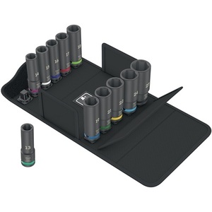 Juego de 11 piezas de llaves de vaso de impacto profundo de 6 puntas de 1 1/2 pulgadas de largo 8790 C - Product Image 1