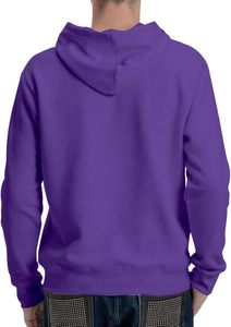 Sweat à capuche unisexe 450 GSM en coton brossé à manches longues avec logo personnalisé Sweat-shirt d'hiver Streetwear - Product Image 4