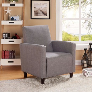 Genuine Leather Chesterfield <b>Sofa</b> GSD68021 Single-Legged Oak Square One Seat Genuine Leather Upholstered Living Room PU <b>Sponge</b> - Product Image 3