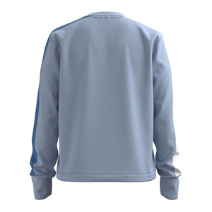 Sweat-shirts pour femmes en coton 100% écologiques, nouvelle conception automne-hiver, décontractés, amples, col rond, broderie 3D, polaire - Product Image 3