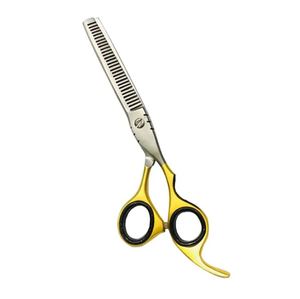 Nouvelles Ciseaux à Effiler les Cheveux en Acier Inoxydable en Gros avec Étiquette Personnalisée, Ciseaux de Mélange Professionnels pour Barbiers - Product Image 6