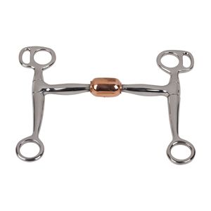 Horse Junior Sweet Iron Twisted Wire 5 in Mouth Gag Bit Acero inoxidable, Horse Bit Antique SS Horse Bit, Western tack Bit - Product Image 3