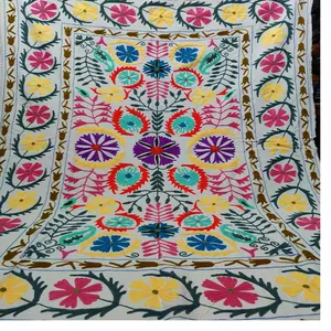 custom made hand embroidered suzani embroidery quilts ideal for clothing designers for making jackets