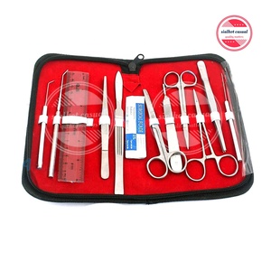 KIT de 20 pièces de bistouri d'anatomie de laboratoire, KIT de séparation étudiants avec lames de Scalpel en acier inoxydable - Product Image 1