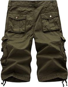 Stylish Design Men's <b>Cargo</b> <b>Shorts</b> Eco-Friendly Front Logo <b>Lightweight</b> Anti-Wrinkle Comfortable Breathable High Quality - Product Image 3