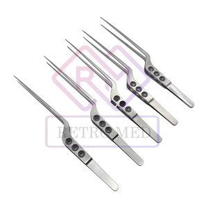 Pinzas de Microbisturí de Acero Inoxidable MEDICAB, Tipo Tijera, para Disección de Tejidos, Neurocirugía, Tipo Z, Manuales, Reutilizables, Modelo MOL DF4 - Product Image 1