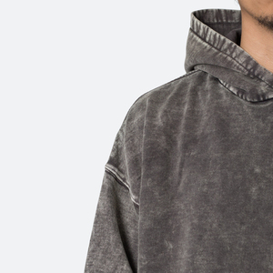 Nouveauté en promotion : Sweat à capuche ANAX SPORTS pour homme, délavé à l'acide, 100 % coton, coupe oversize, respirant, imperméable, haute qualité - Product Image 6
