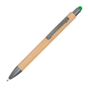 Penna a Sfera in Bambù Personalizzata <span class=keywords><strong>LUCIO</strong></span>, Gadget Unico per una Scrittura Confortevole - Product Image 4