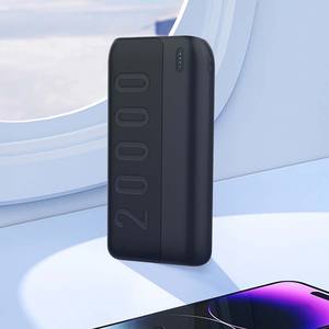 Banque de puissance haute capacité HPK-050 Negro 6000mAh avec sortie 18W double interface USB pour ordinateurs portables Cadeau à énergie solaire comprenant un manuel - Product Image 2