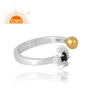 Tendance Design 925 Sterling Silver Naturel Noir Spinal Gemstone Anneau Bijoux Personnalisés Pour Les Femmes Cadeau Pour Elle - Product Image 4