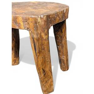 Naga Tribal Living Room Furniture Set Handmade Traditional <b>Rustic</b> Farmhouse Metal Frame <b>Table</b> with Square Pattern for Home Use - Product Image 3