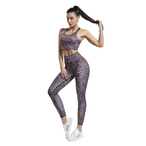 Tenue d'entraînement par sublimation soutien-gorge de sport pantalon legging de fitness ensemble de vêtements de yoga pour femmes au design personnalisé pour femmes - Product Image 5