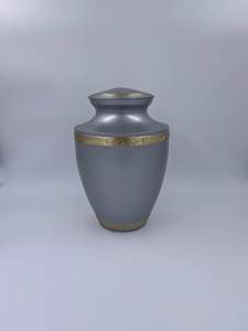 Brass Band Engraved Cremation Urns With Free <b>Velvet</b> <b>Bag</b> Indian Manufacturer - Product Image 5