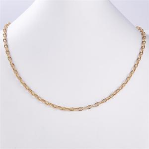 Collier élégant unisexe de 20 pouces de long, 3,3 mm de large, style hip-hop, or jaune 14 carats, certifié IGI, taille brillant, 6 carats, cultivé en laboratoire - Product Image 1