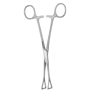 Pinzas Intestinales Collin Duval de Acero Inoxidable con Anillo de Agarre, 15 mm, 8 Pulgadas, Mandíbulas Rectas y Anchas - Product Image 3