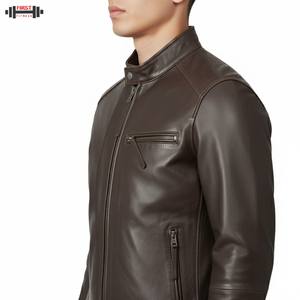 Veste en cuir pour femme de haute qualité avec logo personnalisé, nouvelle collection 2025, taille plus, rayée, respirante, chaude pour l'hiver, décontractée, col rabattu - Product Image 6