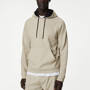 Sweat-shirts pour hommes de qualité supérieure, fabriqués par des professionnels, 80% coton, 20% polyester, motif uni, automne, imperméables, logo personnalisé - Product Image 1