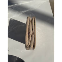 Sac de rangement personnalisé en PVC transparent pour literie, avec soufflet de fond et fermeture auto-agrippante/Velcro
