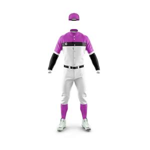 Uniforme de béisbol cómodo de nuevo diseño de buena calidad uniforme de equipo de alta calidad bajo MOQ uniforme de béisbol - Product Image 5