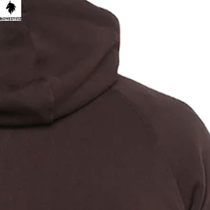 เสื้อมีฮู้ดแบบสวมหัวของผู้ชายผ้าเทอร์รี่ผ้าฝ้าย100% น้ำหนักเบาลายนูนทึบออกแบบได้ตามต้องการสำหรับฤดูหนาว - Product Image 3