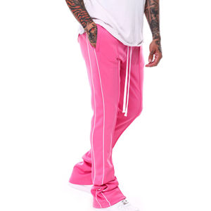 Pantalons de jogging évasés en coton pour homme, taille plus, coupe régulière, écologiques, respirants, avec autocollant DTG 2025 - Product Image 6