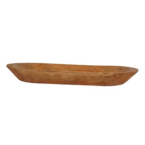 Tazón de masa de madera de acacia de la mejor calidad para el hogar y la cocina, tazón de servicio tallado en madera natural de tamaño personalizado para artesanía - Product Image 1