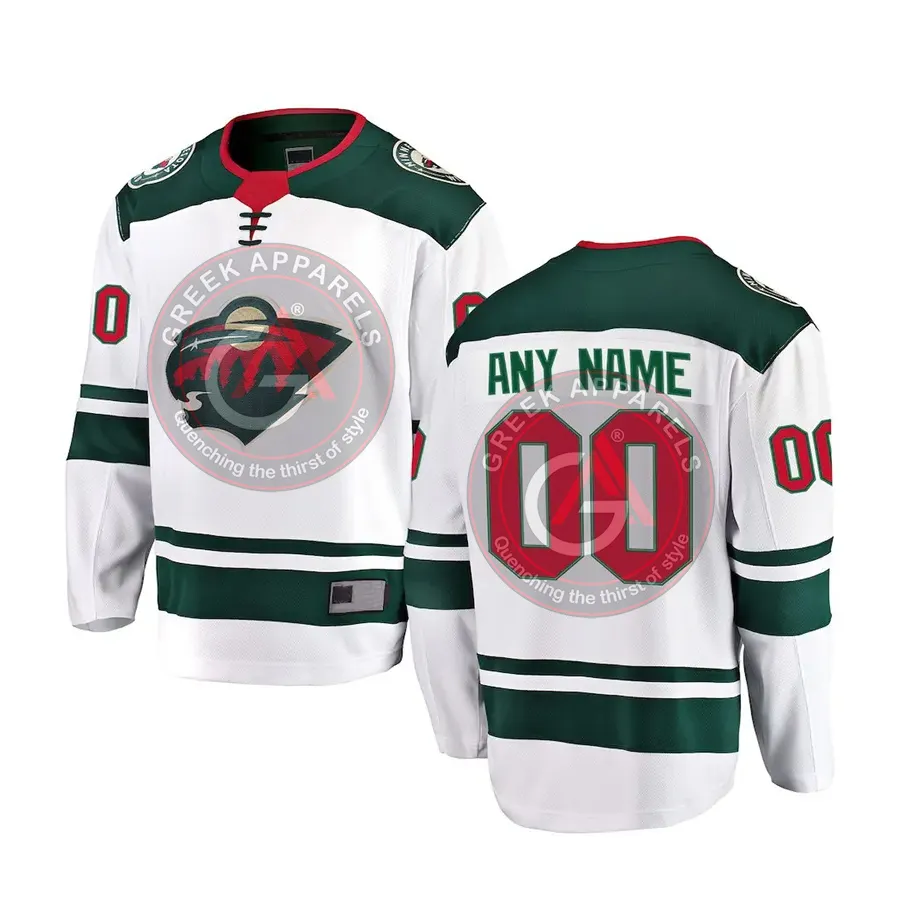 Neue atmungsaktive Hockey-Trikot-Sets für Männer Großhandel Sublimation Team Name Logo Hochwertige Männer Long Ice Hockey Jersey