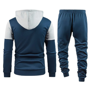 Nouveau design de vêtements de sport personnalisés à la mode pour l'hiver vêtements d'entraînement et de fitness survêtements à capuche avec fermeture éclair joggers - Product Image 2