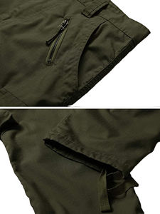 Vente en gros de pantalons cargo pour hommes pantalons de survêtement baggy personnalisés et durables avec cordon de serrage et poches latérales pantalons cargo pour hommes - Product Image 3