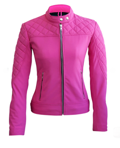 Nouveau design de veste d'hiver matelassée pour femmes veste en cuir véritable fermeture éclair décontractée avec poches intérieures en denim respirant vente en gros OEM - Product Image 1