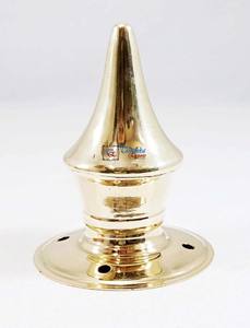 Casque Pickelhaube en laiton avec pointe et base, casque militaire en laiton, Pickelhaube décoratif et pour reconstitution historique - Product Image 2