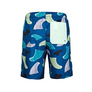 Wholesale <b>Men's</b> Swim Shorts Quick Dry Beach Shorts Custom Logo Board Shorts Swimming <b>Trunks</b> OEM Sportswear Factory Pakistan - Product Image 4
