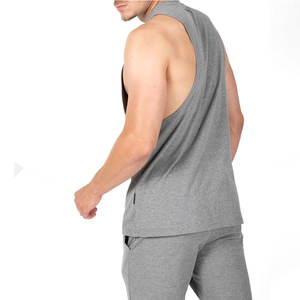 Venta directa de fábrica, camisetas sin mangas informales para hombre, diseño personalizado disponible, tela de punto suave y cómoda, entrega rápida - Product Image 2