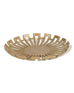 Plateau de service en métal de couleur dorée Offre Spéciale avec conception découpée pour hôtels restaurants mariage usage domestique à bas prix - Product Image 6