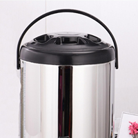 Bouilloire électrique portable avec fiole thermique en acier inoxydable garder au chaud seau à thé/lait pour une utilisation en magasin commerçants instantanés