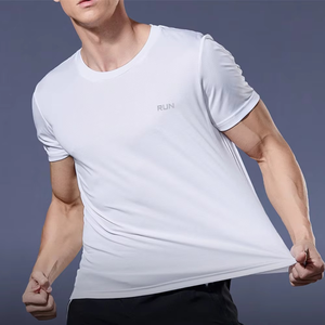 Maillot de football pour homme, vêtements de sport, t-shirts de jogging, vêtements respirants à séchage rapide, t-shirt de sport teint en pièce, fitness, gym - Product Image 3