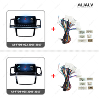 12.3 pouces voiture Audio plaque frontale Fascia cadre pour 2005-2017 TOYOTA FORTUNER grand écran Radio stéréo panneau tableau de bord montage Kit de réaménagement