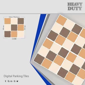 Carreaux de sol de stationnement en porcelaine numérique en pierre de granit vert de 400x400mm du fabricant d'usine en gros pour salle de bain extérieure - Product Image 5