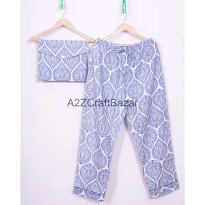 Beautiful <b>Women's</b> Handmade Floral Pattern Sleepwear <b>Nightgown</b> Comfortable Long Pajama Set for All Seasons Mother's Day Gift - Product Image 3