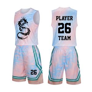 Ensemble de shorts de basket-ball Lakers personnalisés pour l'été, respirant, imprimé par sublimation, uniforme de basket-ball, vêtements de sport, vente en gros - Product Image 4
