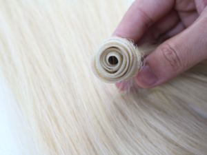 Best Selling Double Drawn Genius Weft Human Raw <b>Hair</b> <b>Extensions</b> Straight Bulk High Quality - Product Image 5