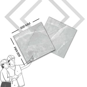 60x120 Porcelanato Importado de Foshan con Acabado Brillante | Azulejos de Piso Tipo Marmol para Hotel y Apartamento Morbi India - Product Image 3